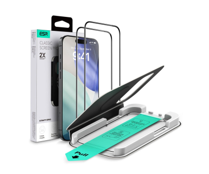 Szkło i folia ochronna ESR Ultrafit Tempered Glass 2-Pack do Iphone 17 Pro Clear 4894240287767